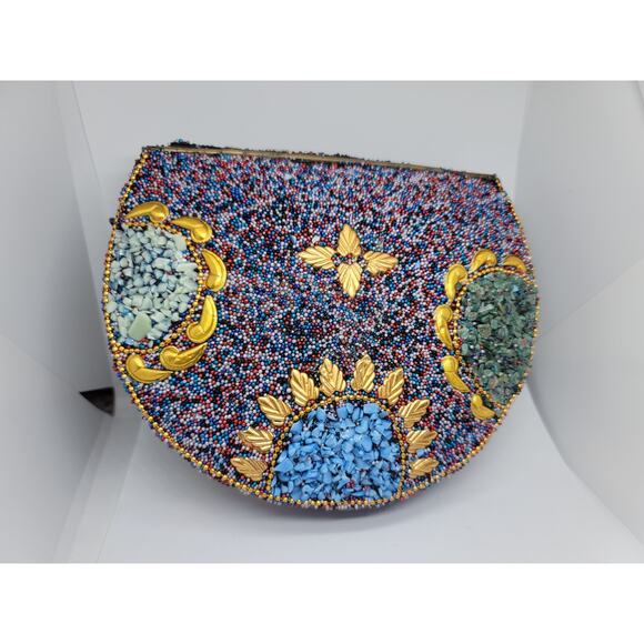 Ramla Blue Mosaic Bag